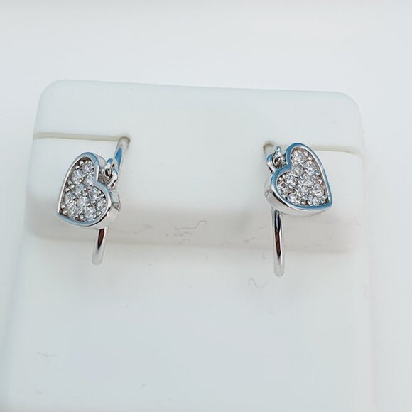 "925 Sterling Silver Cubic Zirconia Earrings, U19254857 - Picture 5 of 9